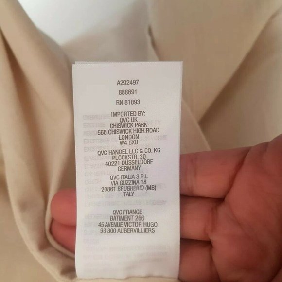 Denim & Company Womens Sleeveless Dress Size Small Sheath  Beige Embroidered - Picture 7 of 12